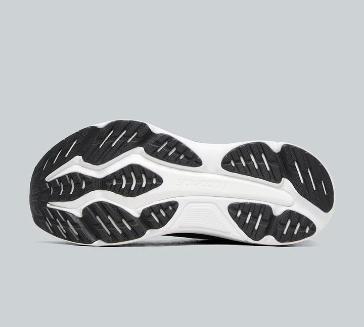 SAUCONY HURRICANE 25 RUNNING TRAINER BLACK / WHITE