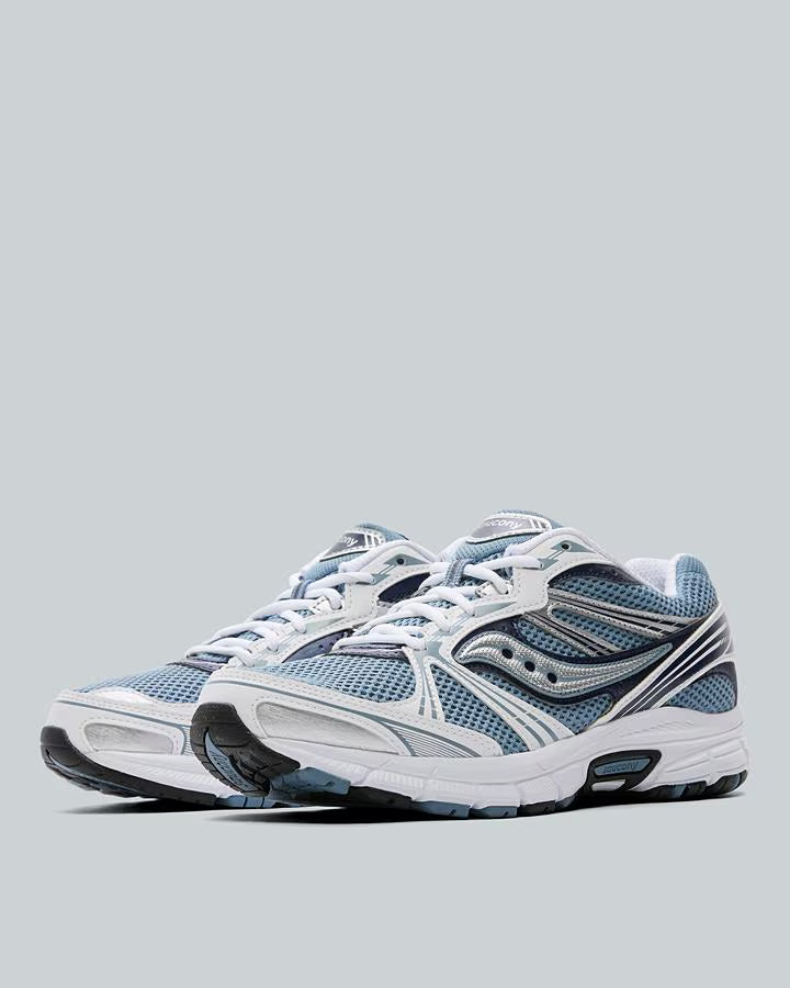 SAUCONY GRID LEGACY TRAINER BLUE / WHITE / METALLIC