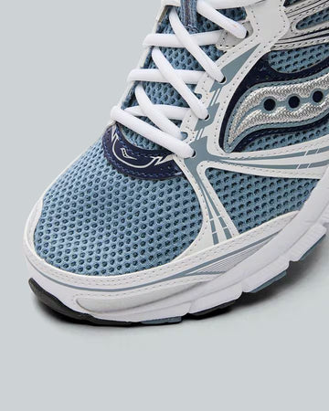 SAUCONY GRID LEGACY TRAINER BLUE / WHITE / METALLIC