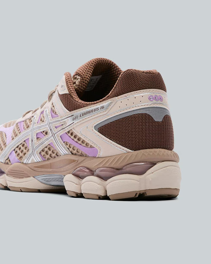ASICS WOMENS GEL-CUMULUS 16 TRAINER CINNAMON / PURE SILVER