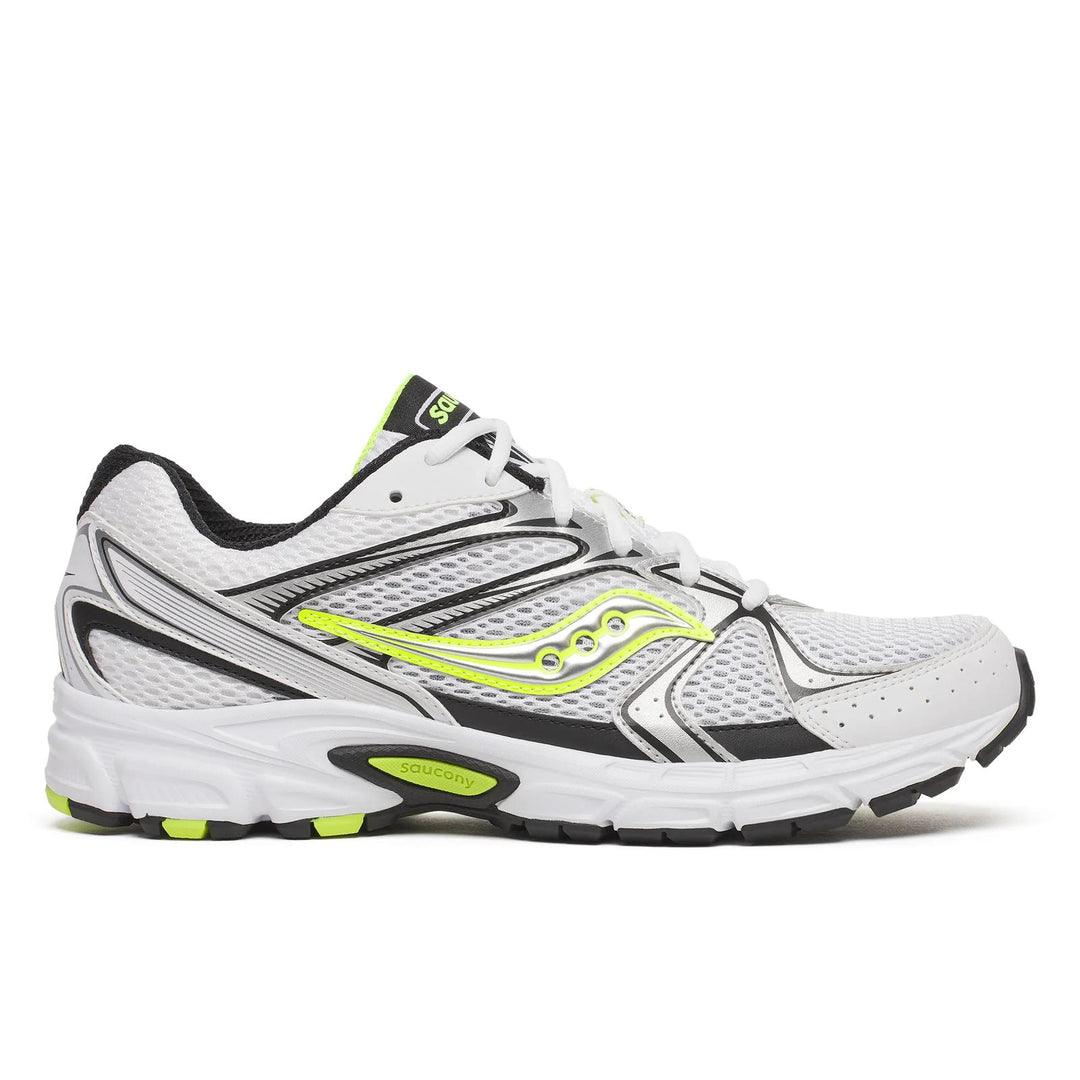 SAUCONY RIDE MILLENNIUM WHITE SILVER YELLOW