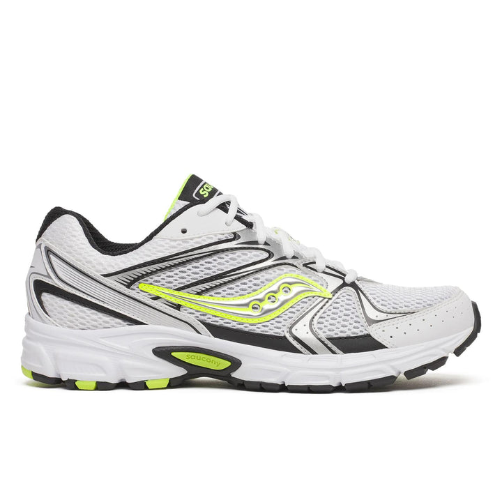 SAUCONY RIDE MILLENNIUM WHITE SILVER YELLOW