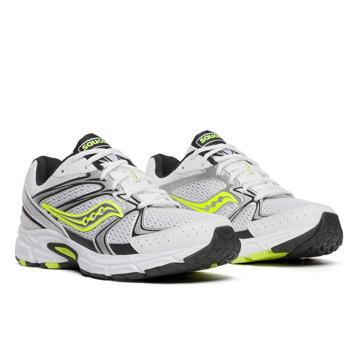 SAUCONY RIDE MILLENNIUM WHITE SILVER YELLOW