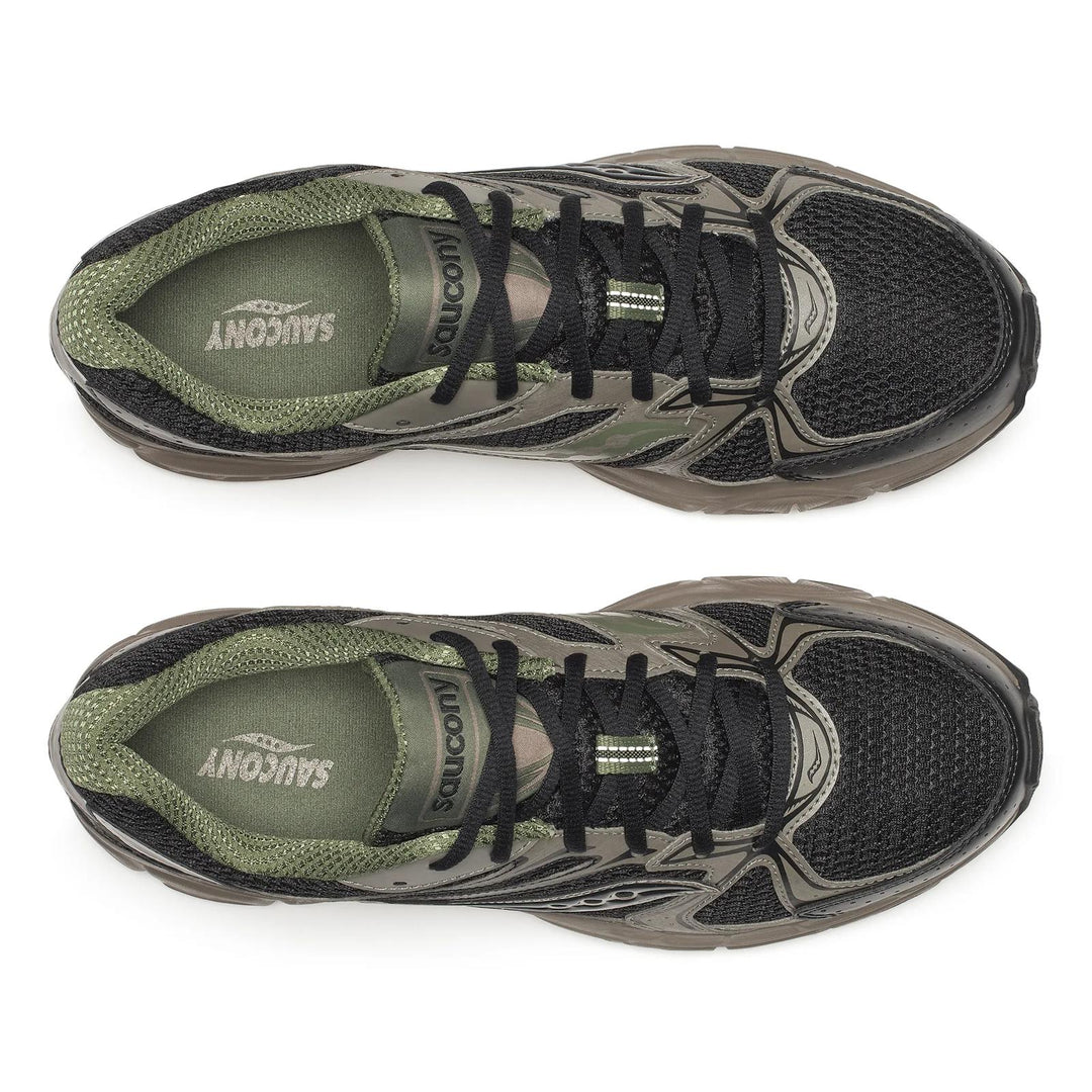 SAUCONY RIDE MILLENNIUM DISRUPT OLIVINE BLACK