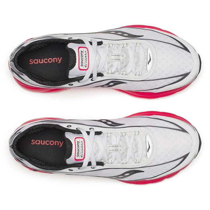 SAUCONY KINVARA 1 WHITE BLACK RED