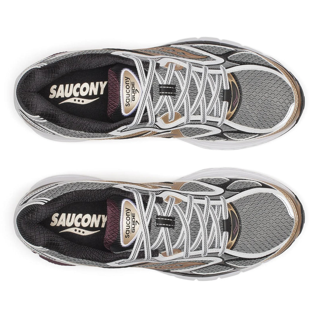 SAUCONY PROGRID GUIDE 7 WHITE BRONZE