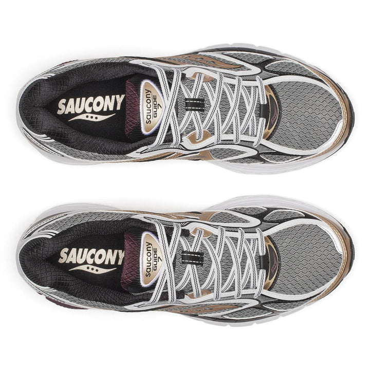 SAUCONY PROGRID GUIDE 7 WHITE BRONZE