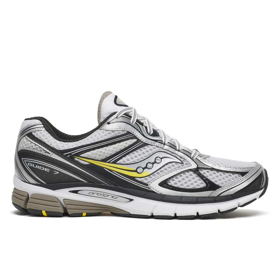 SAUCONY PROGRID GUIDE 7 WHITE SILVER