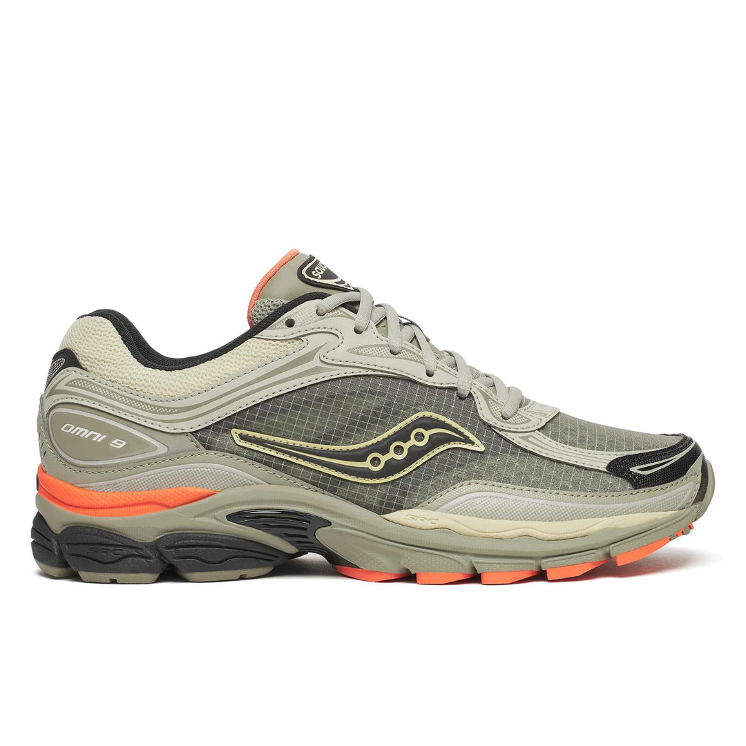 SAUCONY PROGRID OMNI 9 DISTRACT STONE ALFALFA