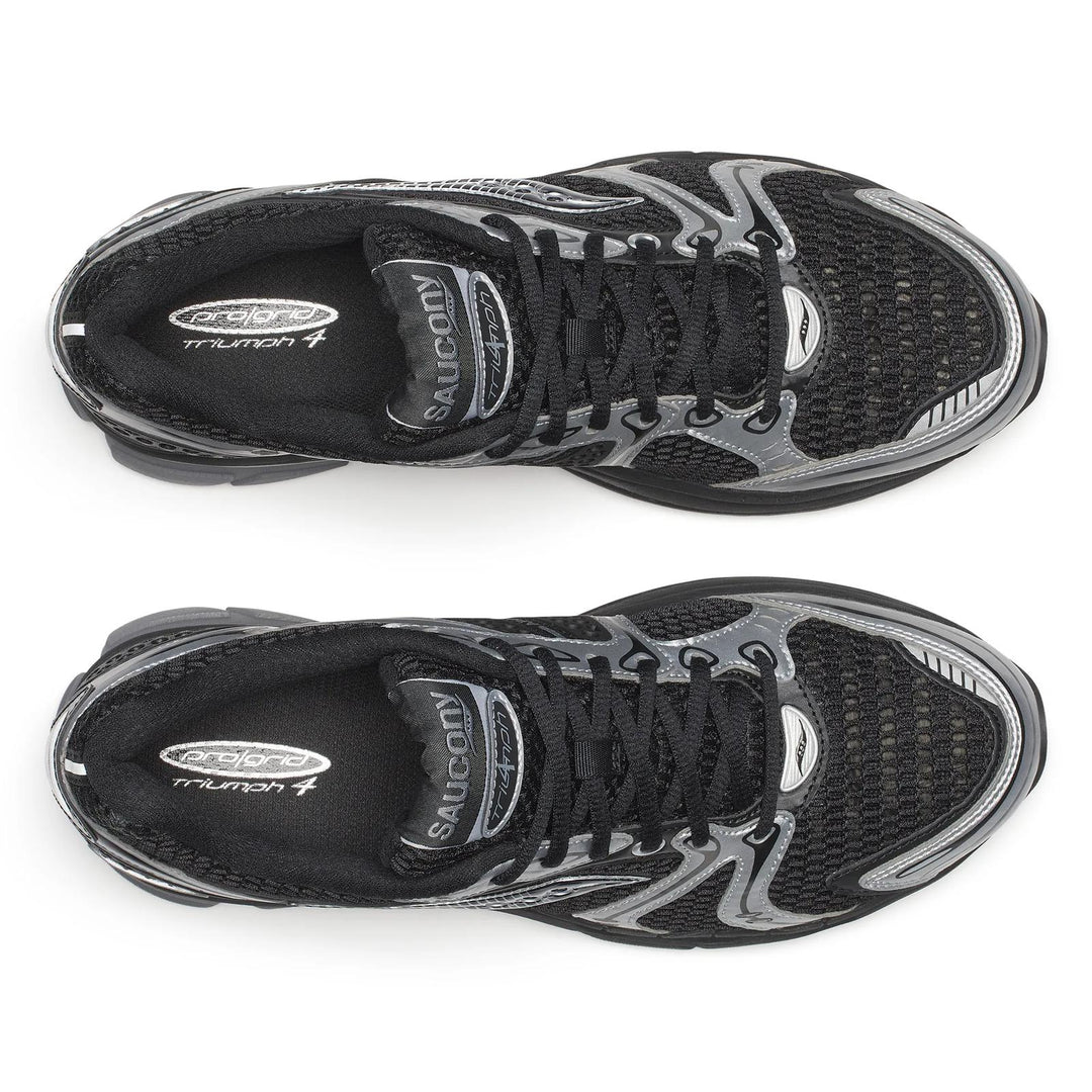 SAUCONY PROGRID TRIUMPH 4 BLACK SILVER