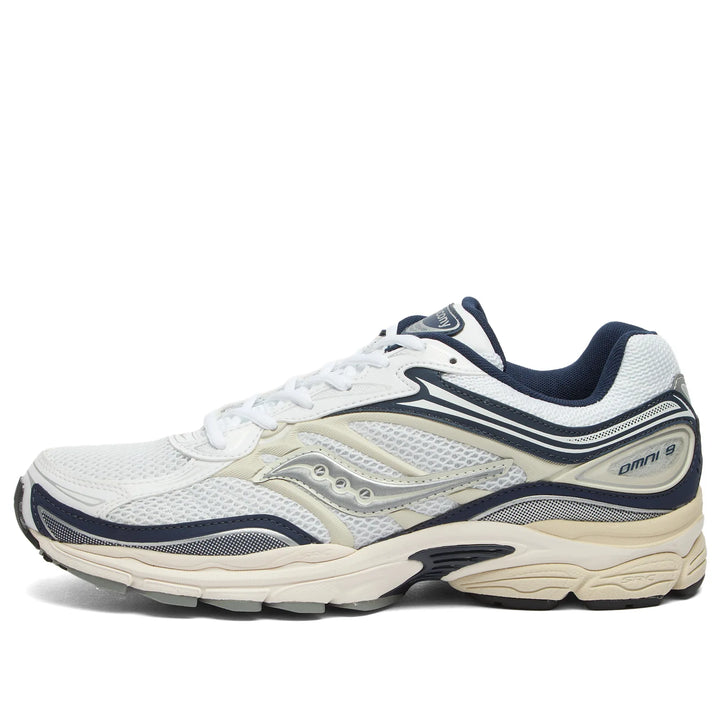 SAUCONY PROGRID OMNI 9 WHITE NAVY