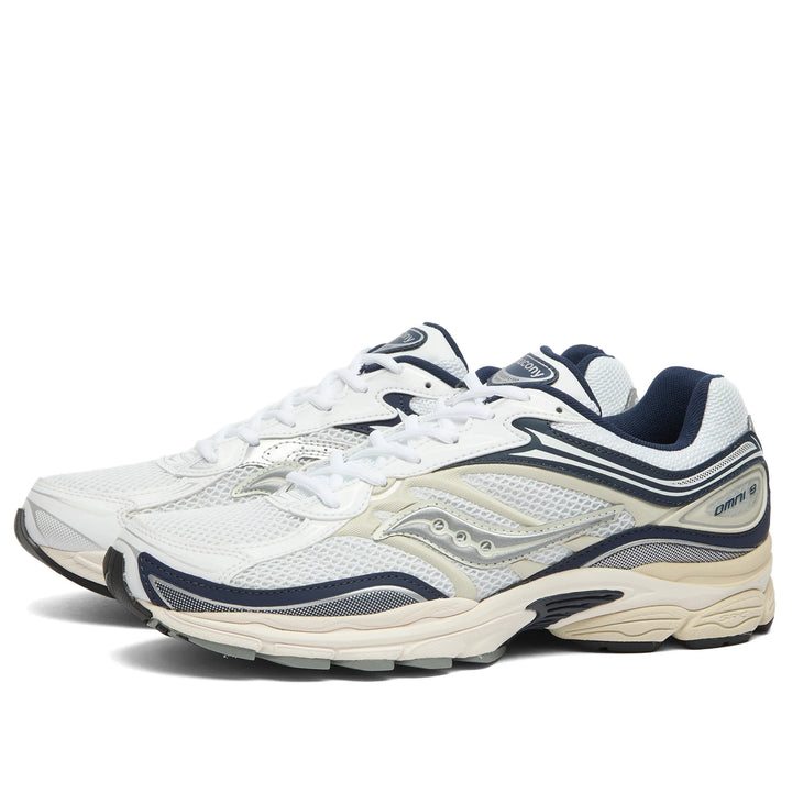 SAUCONY PROGRID OMNI 9 WHITE NAVY