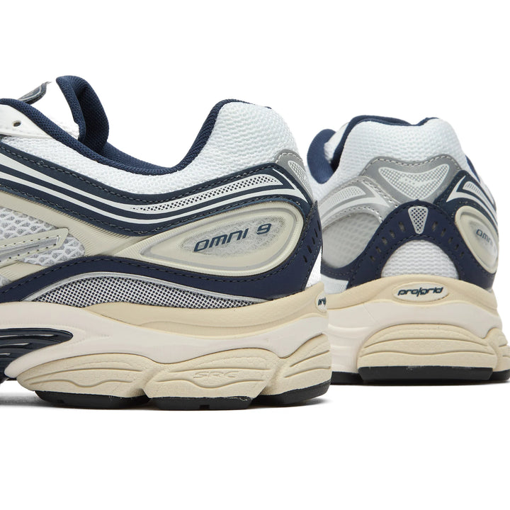 SAUCONY PROGRID OMNI 9 WHITE NAVY