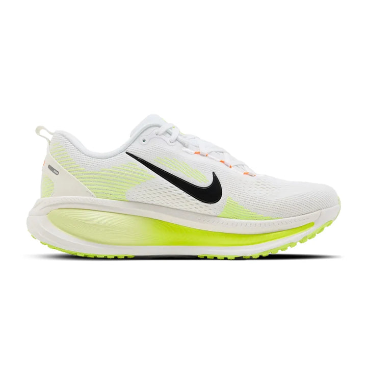 NIKE VOMERO 18 WHITE BARELY VOLT BLACK