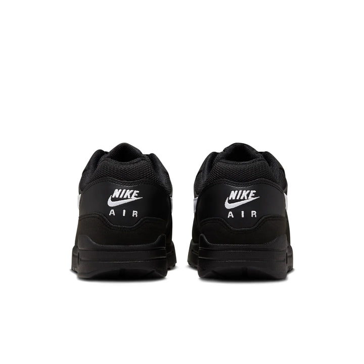 NIKE AIR MAX 1 BLACK WHITE SWOOSH