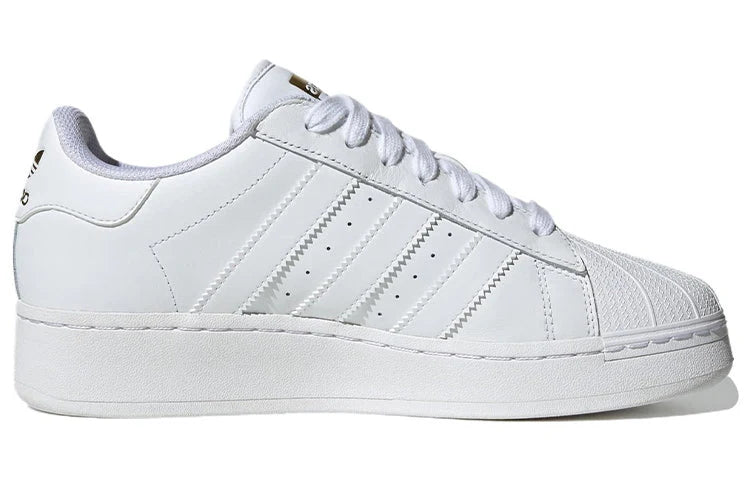 ADIDAS ORIGINALS SUPERSTAR XLG SHOES CLOUD WHITE GOLD METALLIC