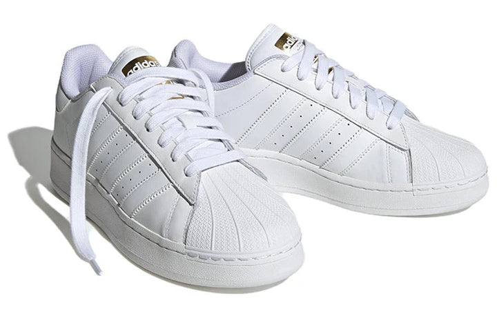 ADIDAS ORIGINALS SUPERSTAR XLG SHOES CLOUD WHITE GOLD METALLIC