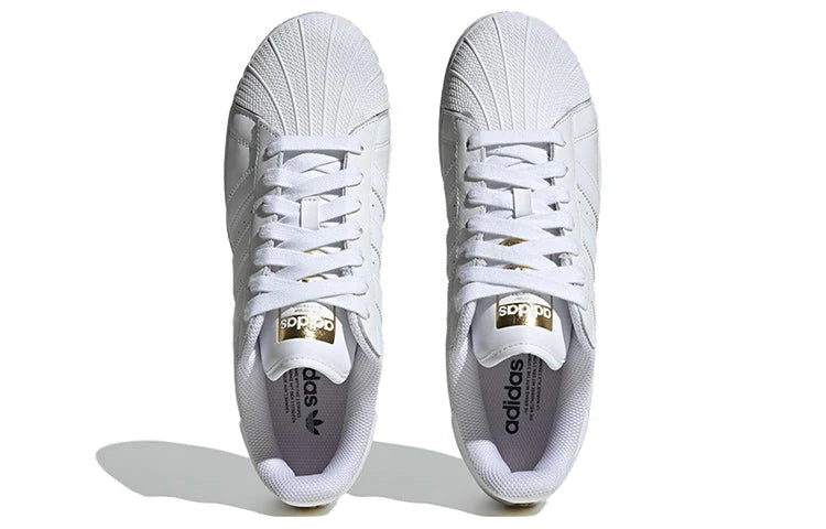 ADIDAS ORIGINALS SUPERSTAR XLG SHOES CLOUD WHITE GOLD METALLIC