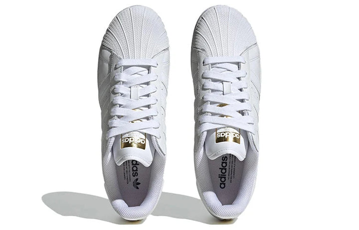 ADIDAS ORIGINALS SUPERSTAR XLG SHOES CLOUD WHITE GOLD METALLIC