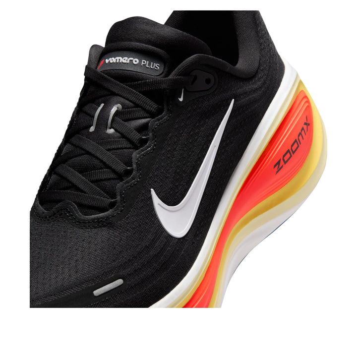 NIKE VOMERO PLUS BLACK BRIGHT CRIMSON WHITE