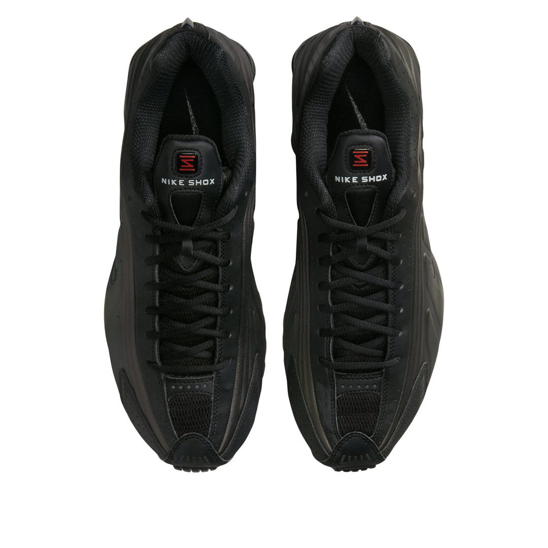 NIKE SHOX R4 BLACK BRIGHT CRIMSON