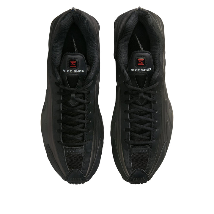 NIKE SHOX R4 BLACK BRIGHT CRIMSON