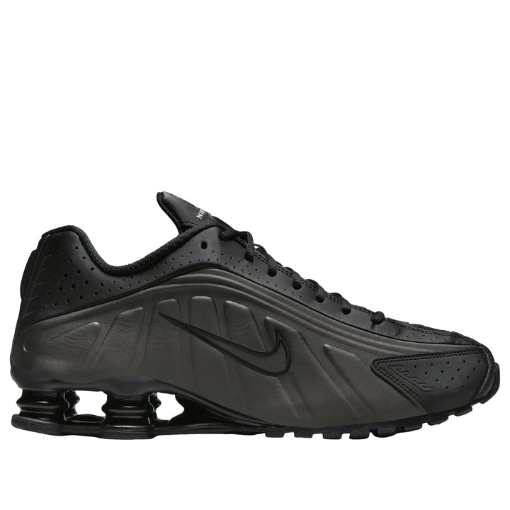 NIKE SHOX R4 BLACK BRIGHT CRIMSON