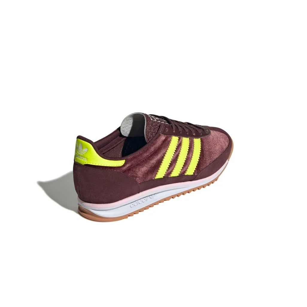 ADIDAS SL72 OG AURORA RUBY SOLAR YELLOW VELVET W