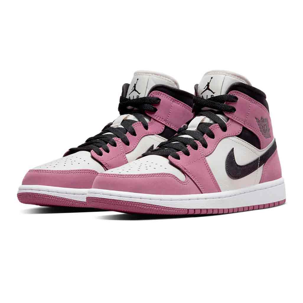 JORDAN AIR JORDAN 1 MID SE LIGHT MULBERRY W