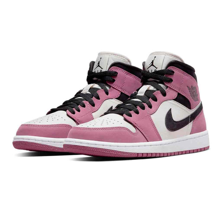JORDAN AIR JORDAN 1 MID SE LIGHT MULBERRY W