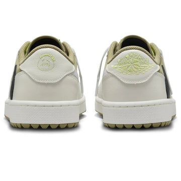 AIR JORDAN 1 LOW GOLF X TRAVIS SCOTT 'NEUTRAL OLIVE' WHITE — Stock