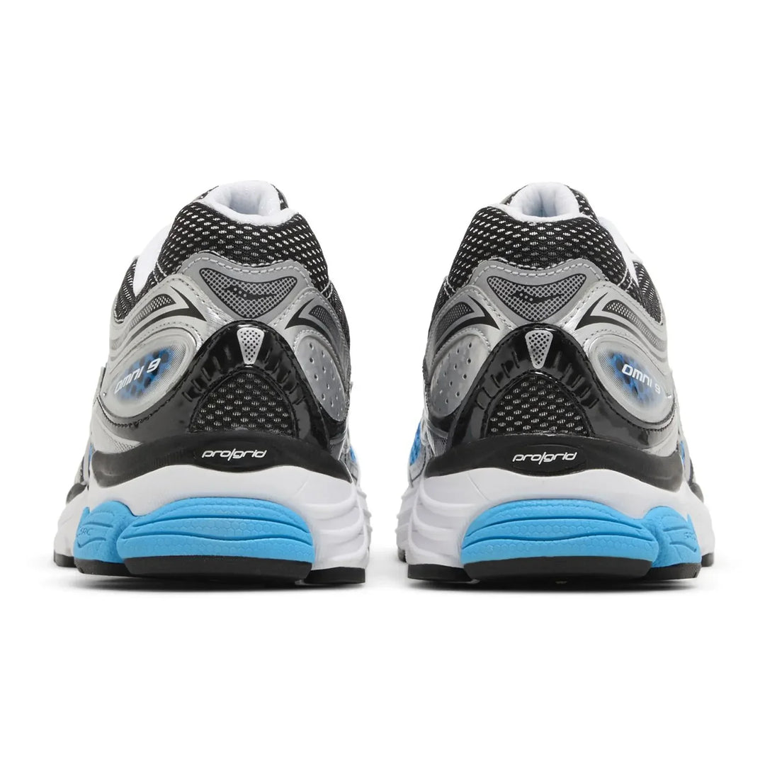 SAUCONY PROGRID OMNI 9 SILVER ROYAL BLUE WHITE