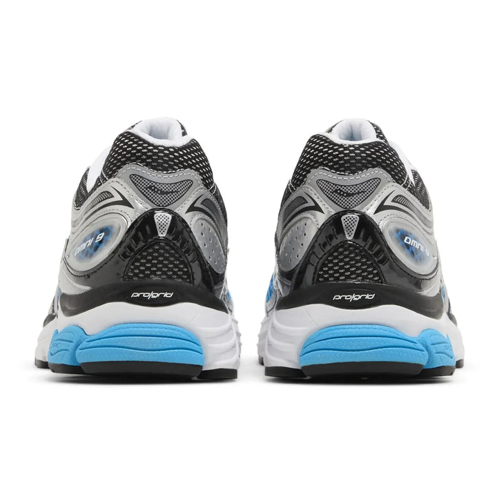 SAUCONY PROGRID OMNI 9 SILVER ROYAL BLUE WHITE