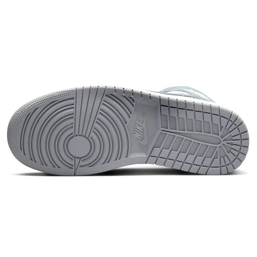 JORDAN AIR JORDAN 1 MID STEALTH W