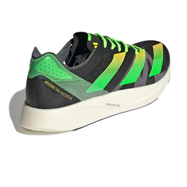 ADIDAS ADIZERO TAKUMI SEN 8 BLACK SOLAR GREEN