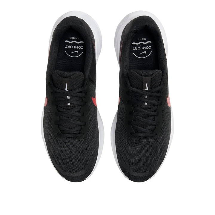 NIKE REVOLUTION 6 NEXT NATURE BLACK UNIVERSITY RED