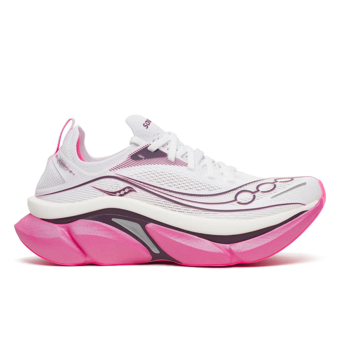 SAUCONY ENDORPHIN ELITE 3 WHITE EGGPLANT