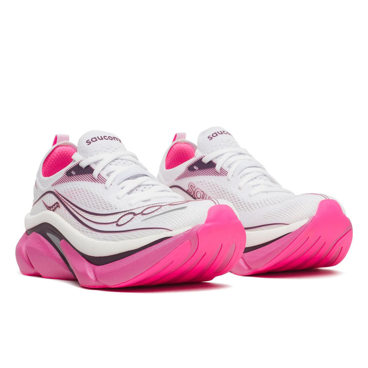 SAUCONY ENDORPHIN ELITE 3 WHITE EGGPLANT