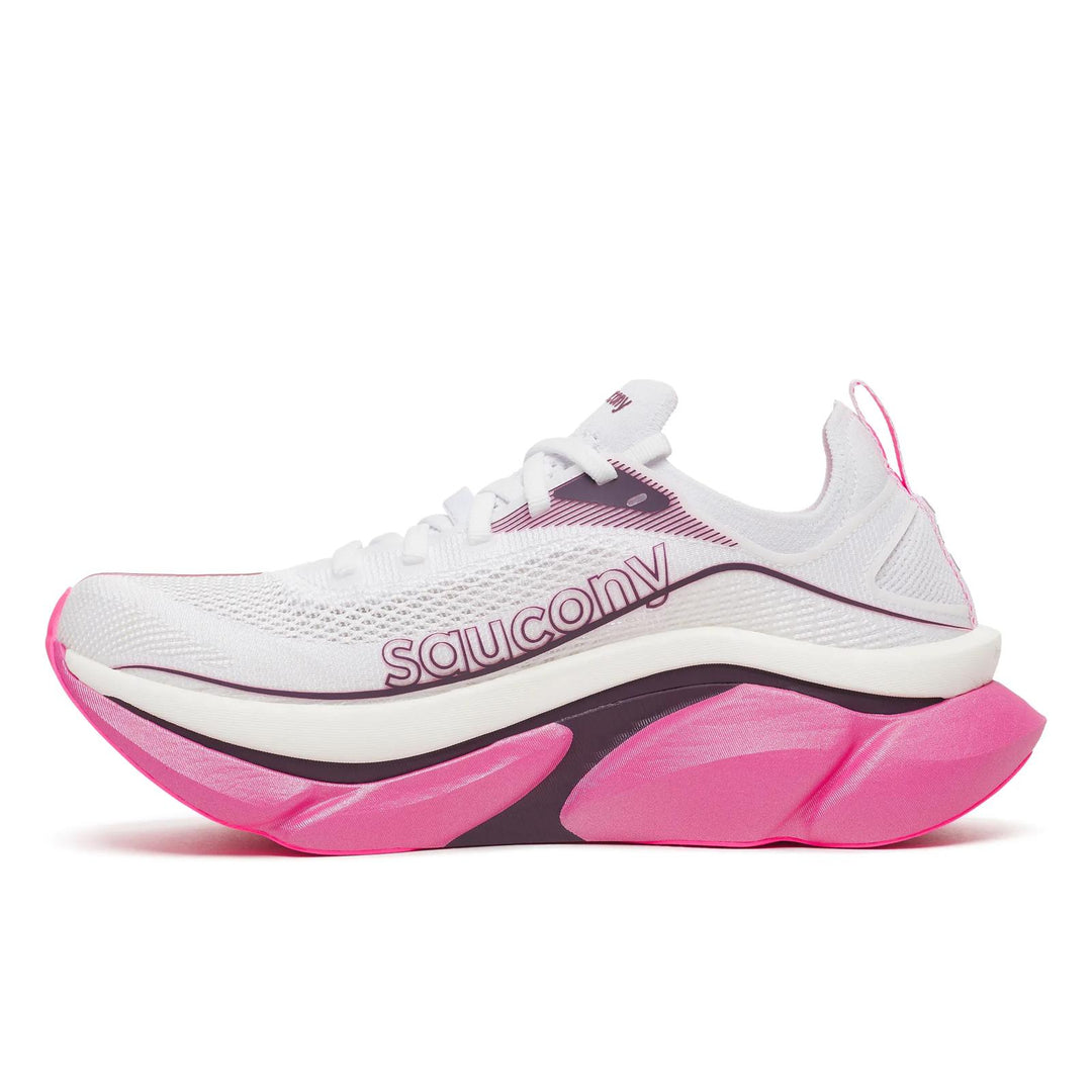 SAUCONY ENDORPHIN ELITE 3 WHITE EGGPLANT