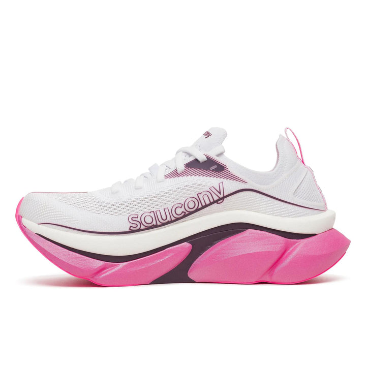 SAUCONY ENDORPHIN ELITE 3 WHITE EGGPLANT