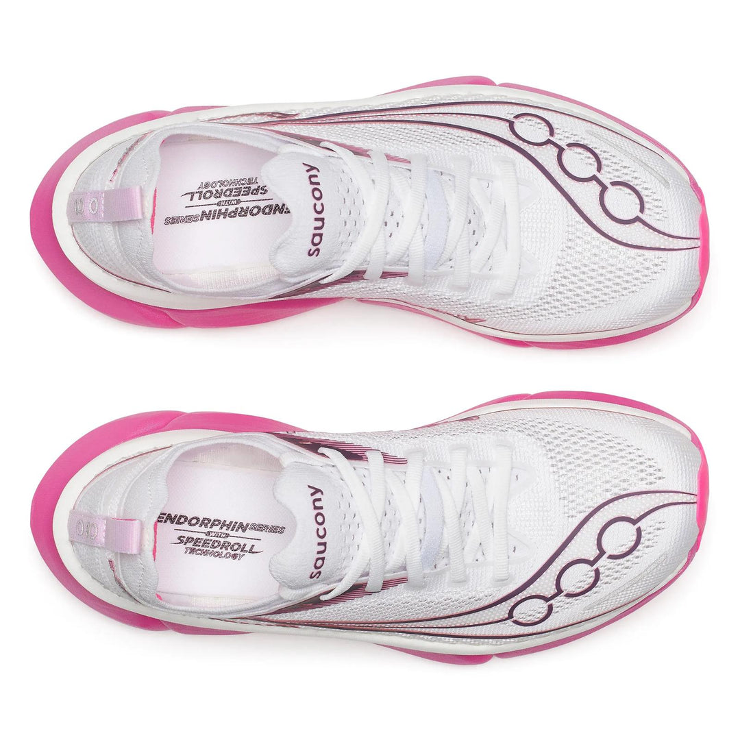 SAUCONY ENDORPHIN ELITE 3 WHITE EGGPLANT