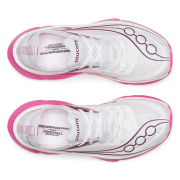SAUCONY ENDORPHIN ELITE 3 WHITE EGGPLANT — Stock