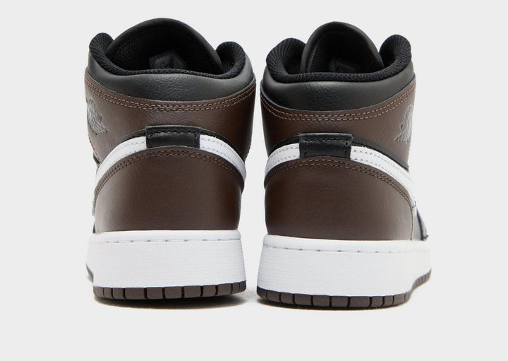 JORDAN AIR 1 MID BLACK BROWN GS