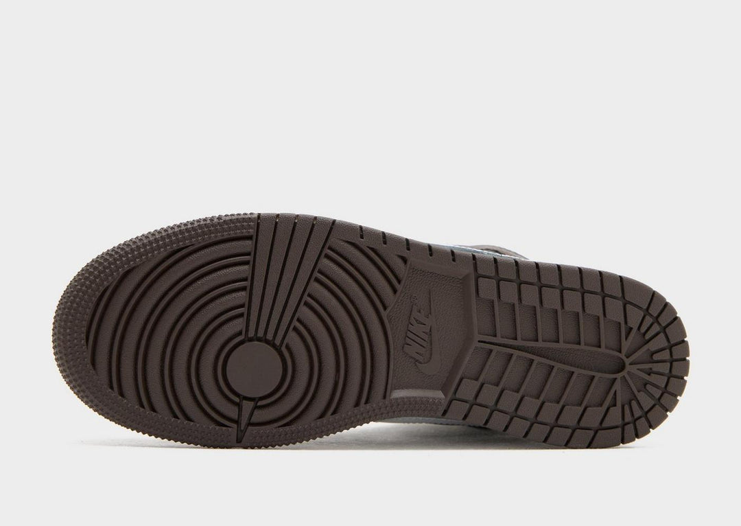 JORDAN AIR 1 MID BLACK BROWN GS