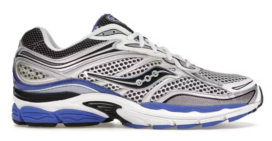 SAUCONY PROGRID OMNI 9 WHITE SILVER BLUE