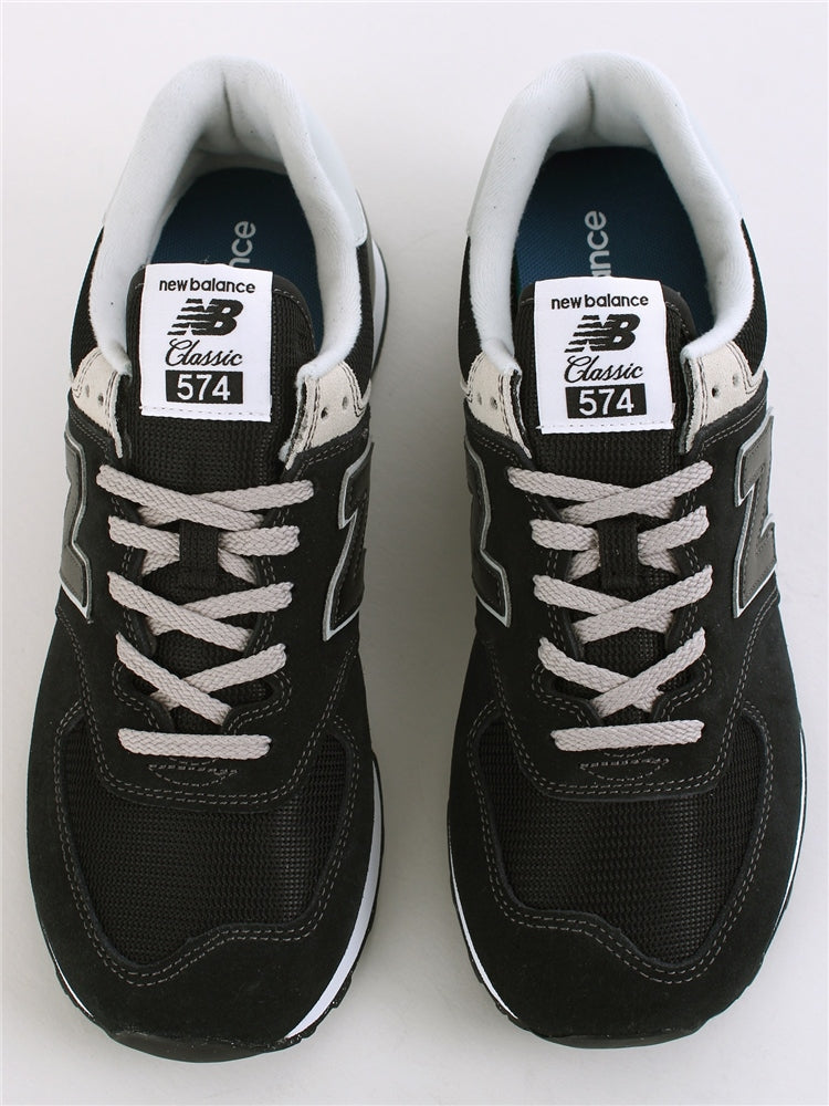 NEW BALANCE 574 CORE BLACK WITH WHITE