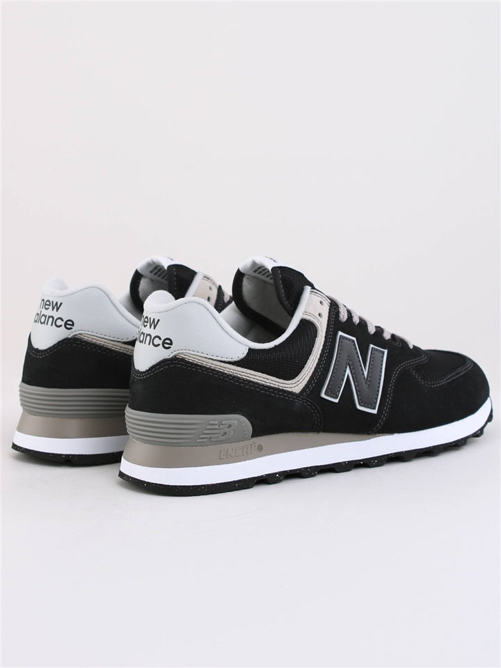 NEW BALANCE 574 CORE BLACK WITH WHITE