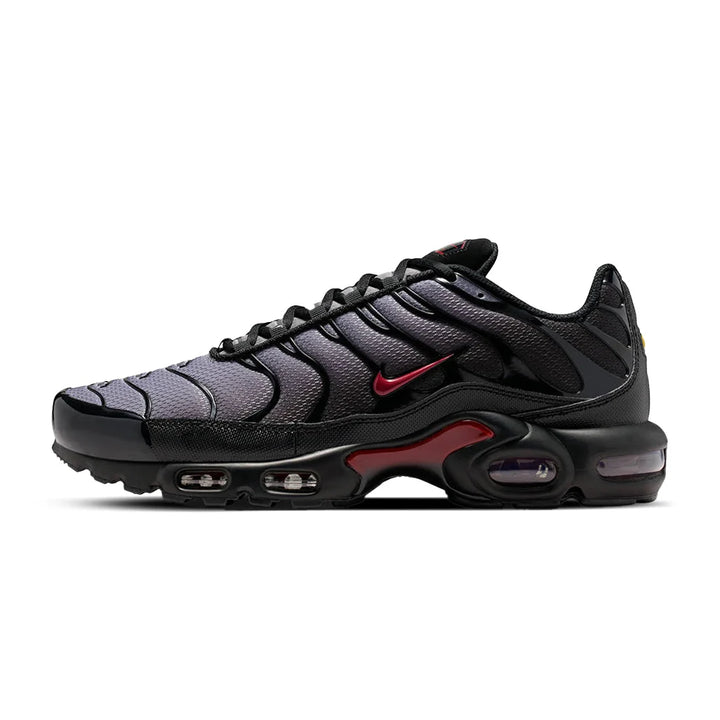 NIKE AIR MAX PLUS BLACK PENCIL POINT TEAM CRIMSON