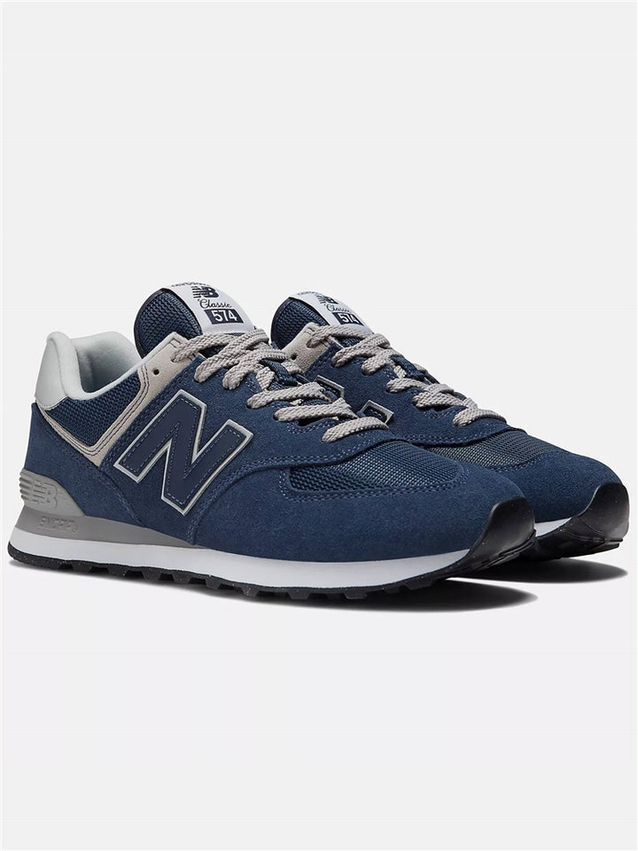 NEW BALANCE 574 CORE TTRAINERS NAVY WITH WHITE