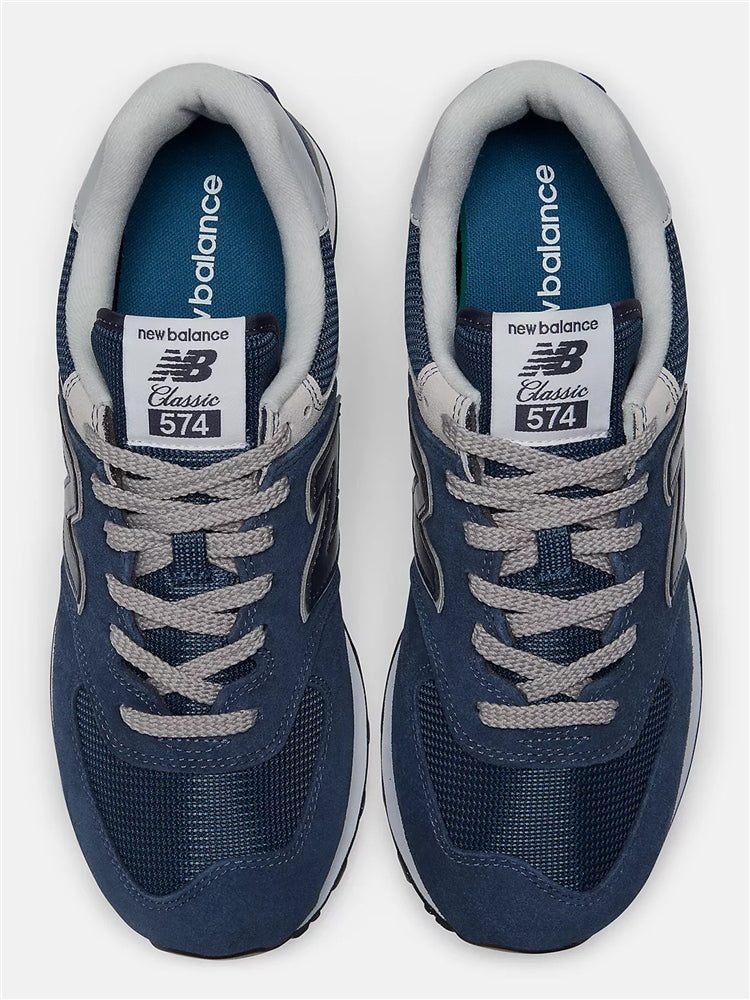NEW BALANCE 574 CORE TTRAINERS NAVY WITH WHITE